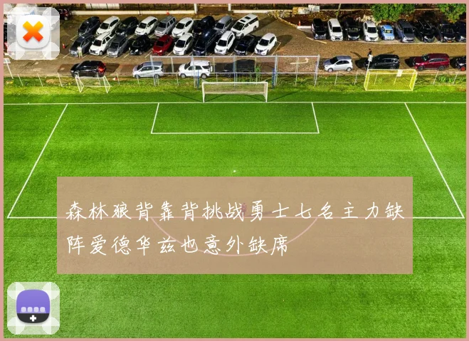 森林狼背靠背挑战勇士七名主力缺阵爱德华兹也意外缺席